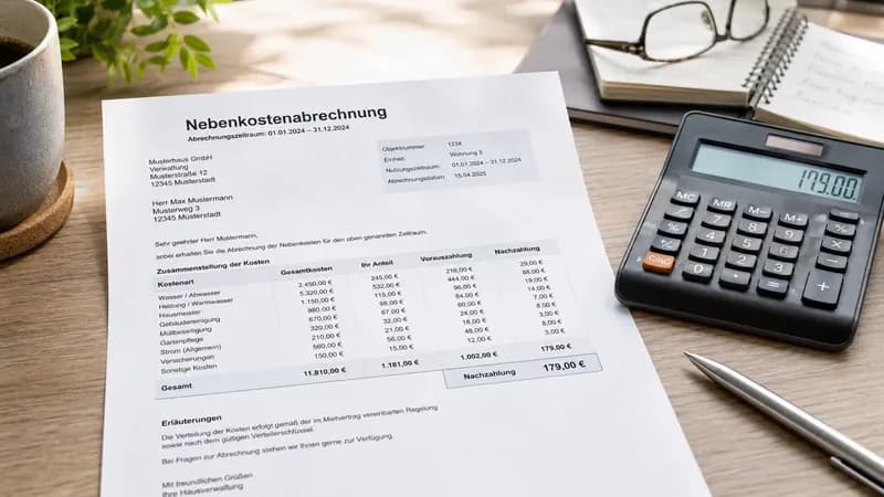 Nebenkostenabrechnung verstehen und prüfen