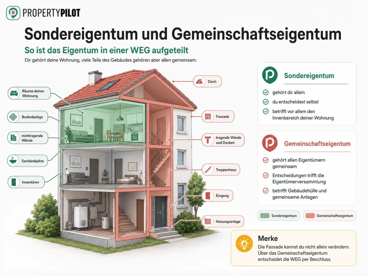 Infografik: WEG für Wohnungseigentümer: Das Grundwissen