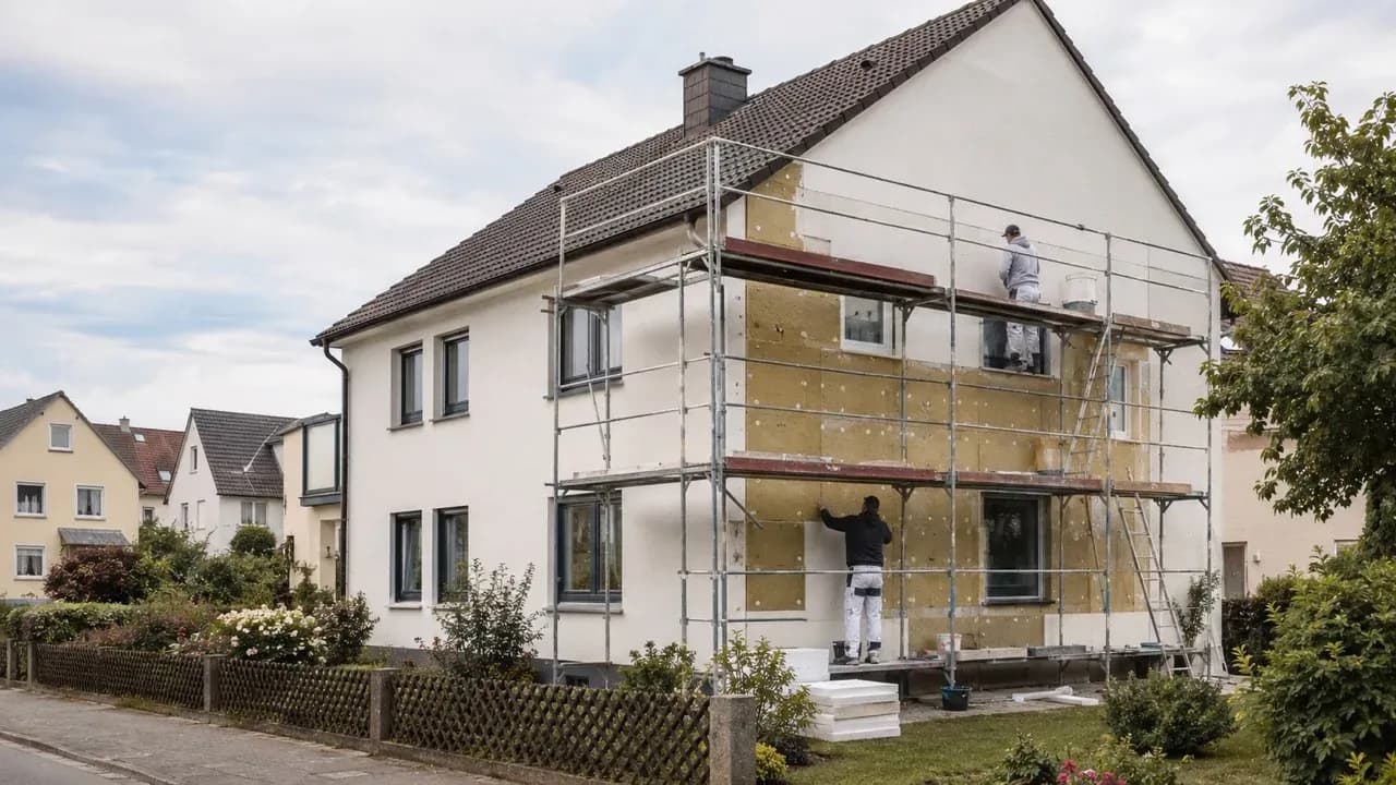Energetisch saniertes Haus mit Förderung