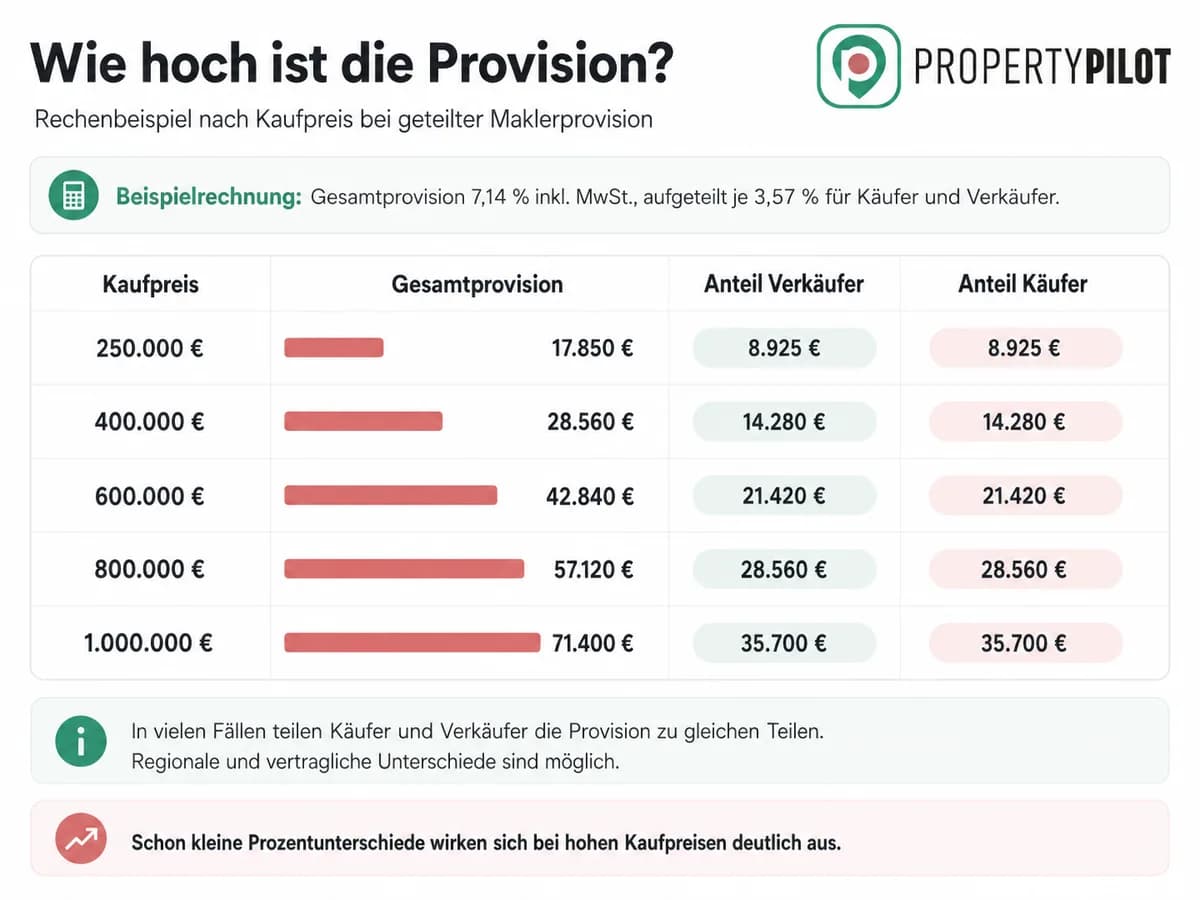 Infografik: Maklerprovision: Wer zahlt wie viel?