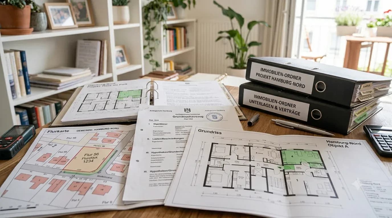 Unterlagen für den Immobilienverkauf